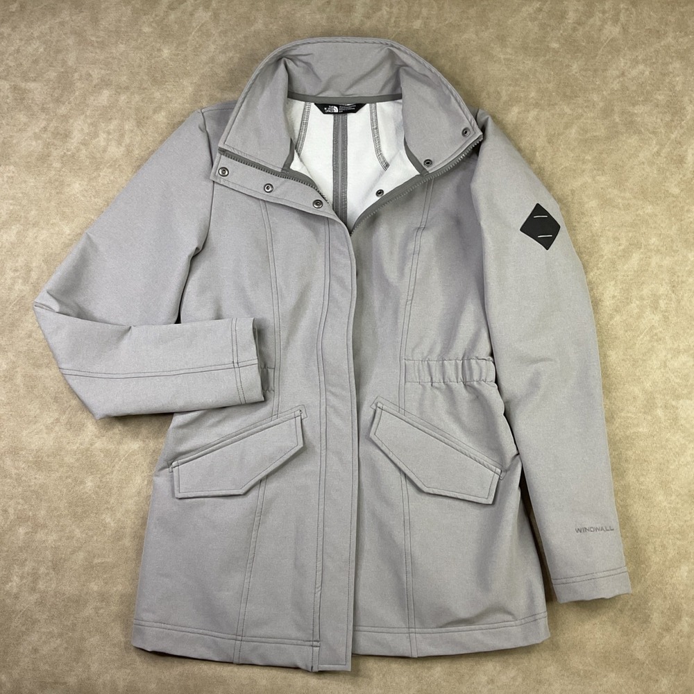 The North Face Jacket Sedona Romera Anorak Windbreaker Windwall Gray‎ Women Sz S - Picture 8 of 9